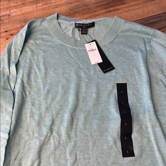 Banana Republic Light teal  Green Sweater - Picture 2 of 3